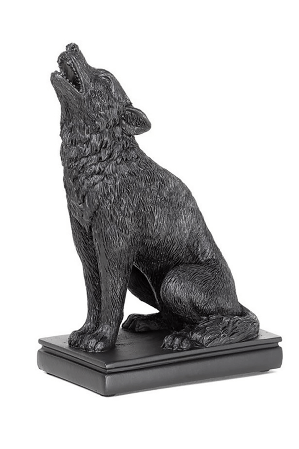 Ulula Noctis Wolf Candle Holder - Resin Wolf Howling Design