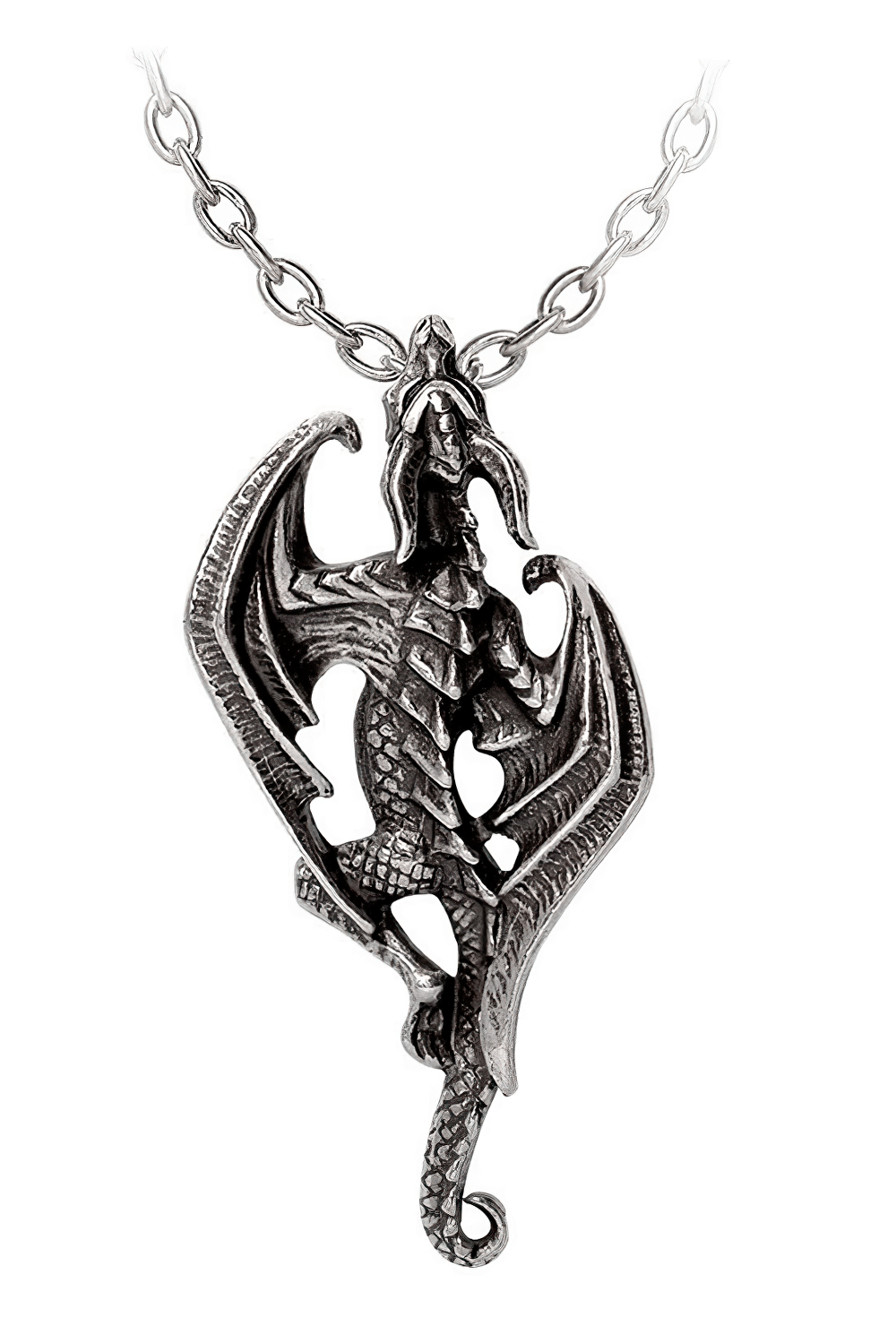 Underworld Dragon Pendant with Resilience Symbolism
