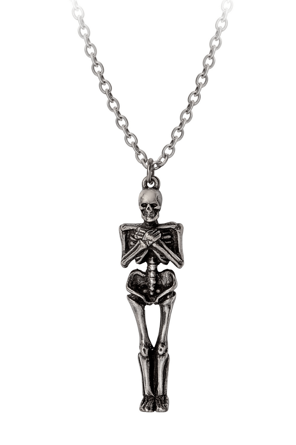 Undying Homage Skeleton and Coffin Couples Necklace