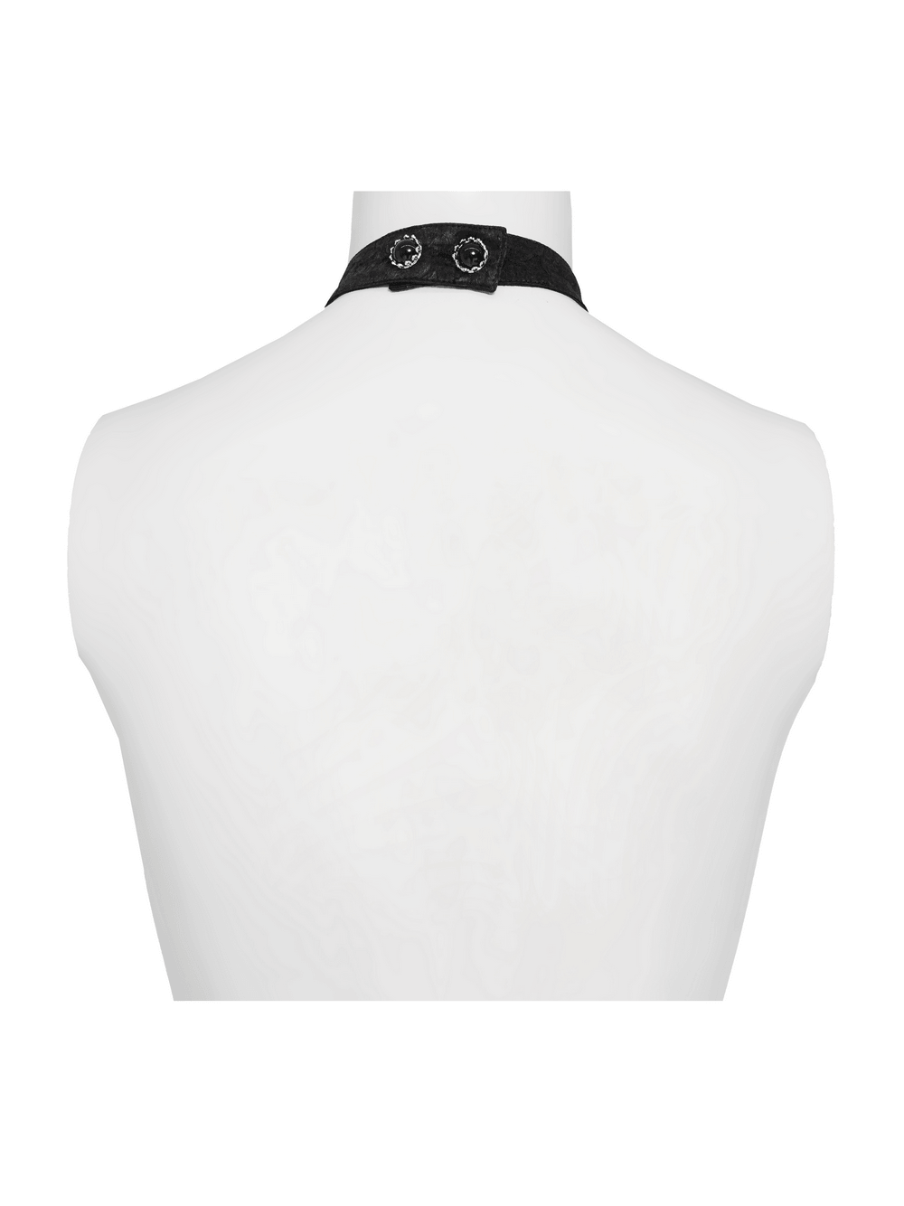 Victorian Bow Collar Neckpiece with Baroque Lace Drop Tie