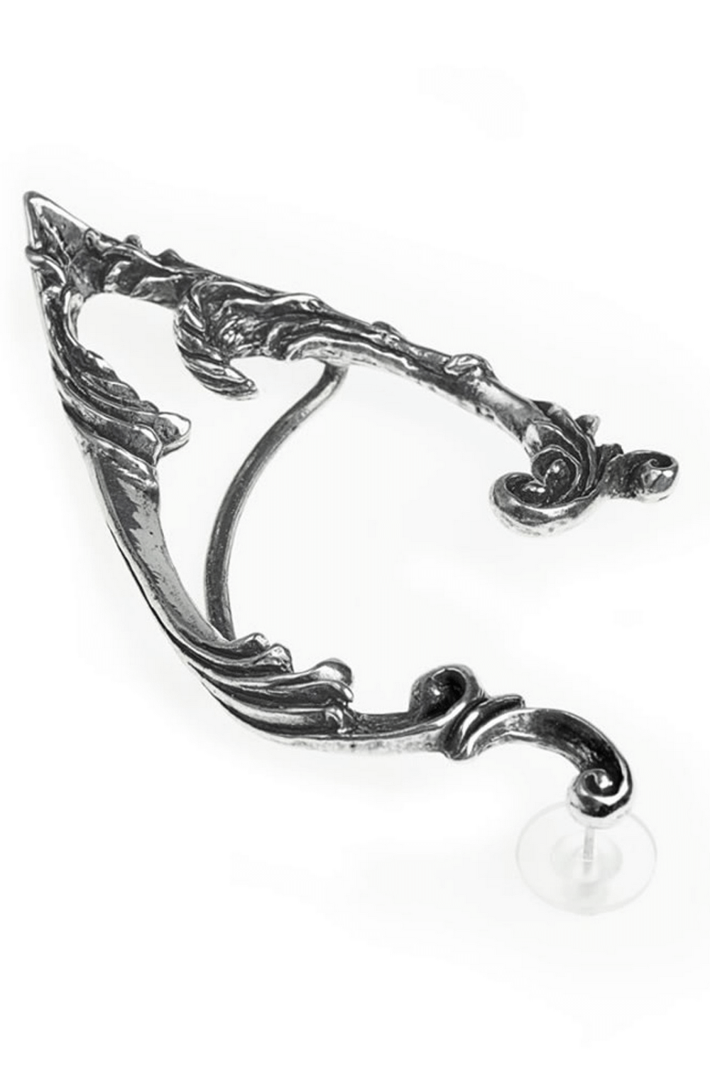 Victorian Gothic Elf Ear Wraps with Swirling Flourishes