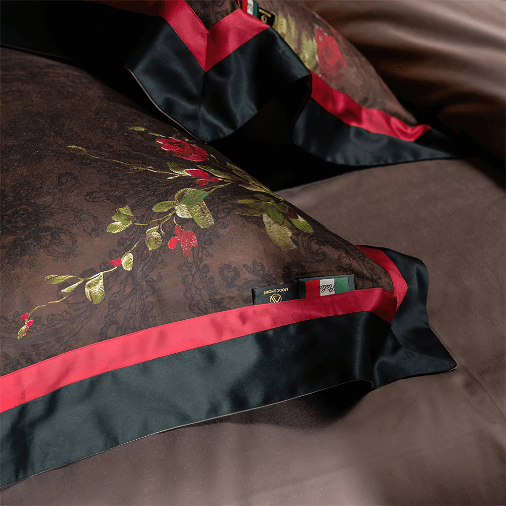 Vintage Rose Lyocell Cotton Duvet Bedding Set