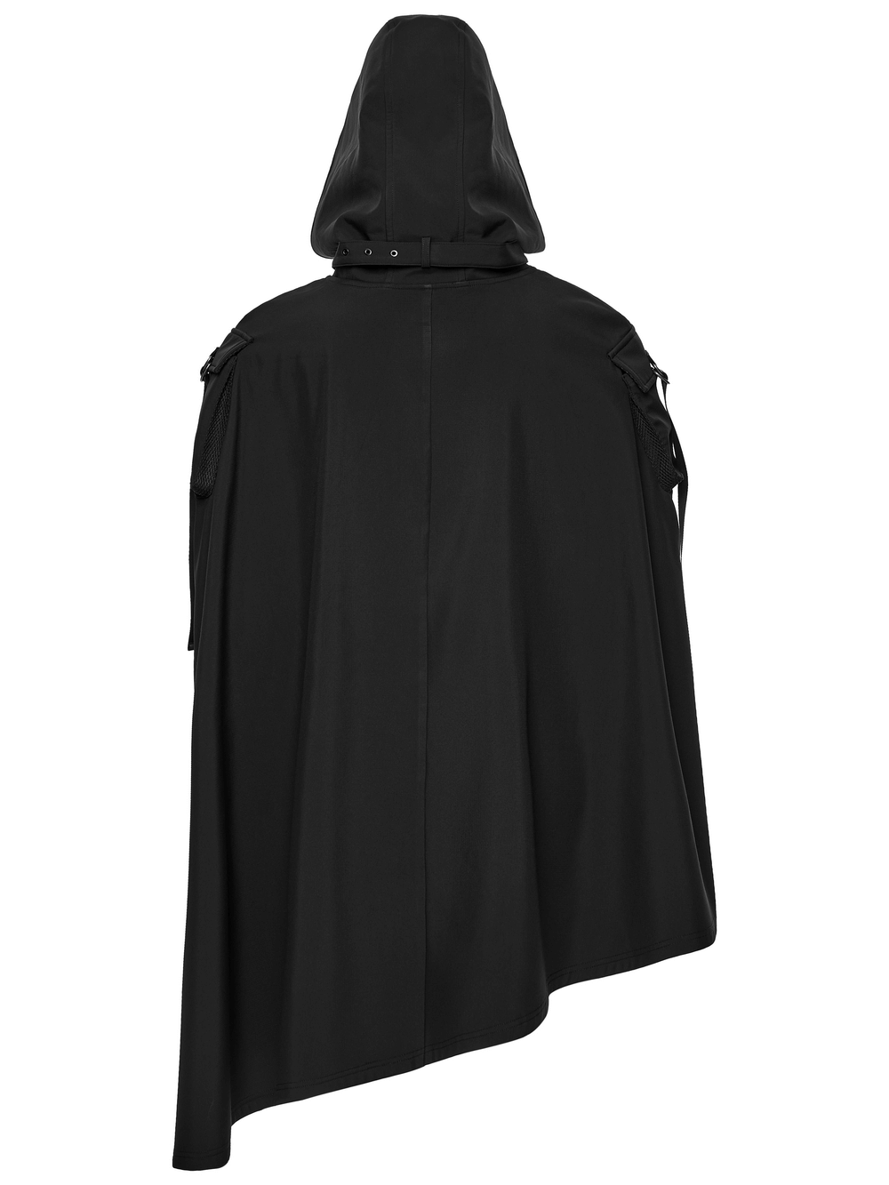 Waterproof Wasteland Punk Cape with Hood and 3D Pockets