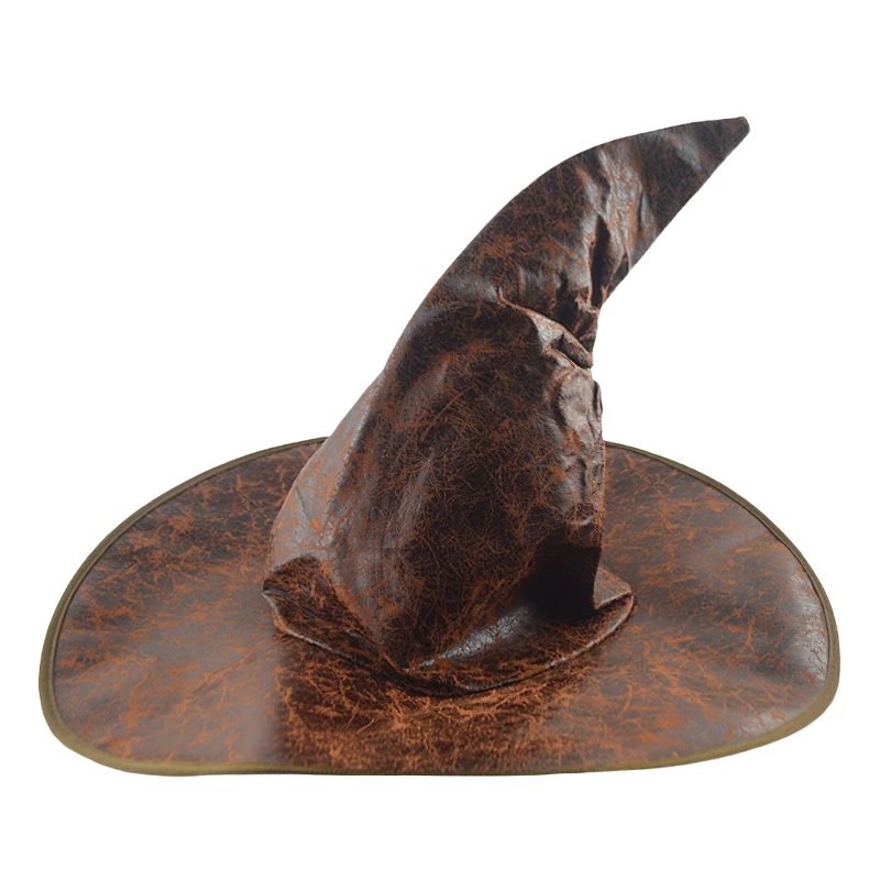 Witch Wizard Leather Hats / Fashion Headgear for Halloween Party / Costume Accessories