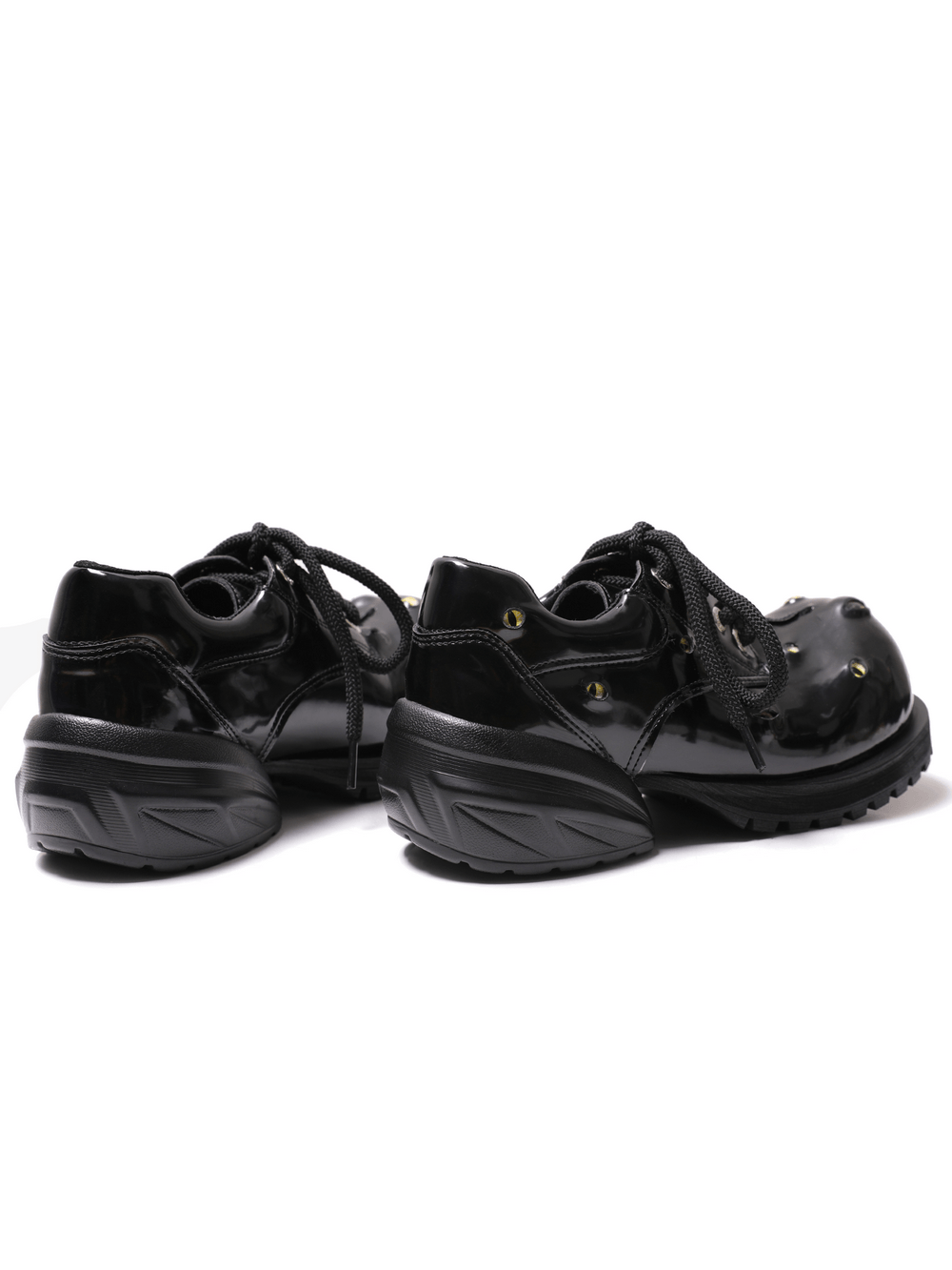 Women's Gothic Cat Eye Patent Leather Derby Shoes