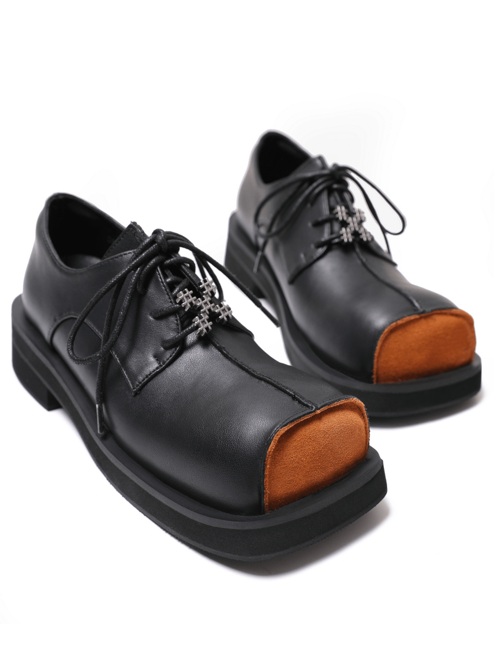 Women's Gothic Lace-Up Shoes with Square Toes
