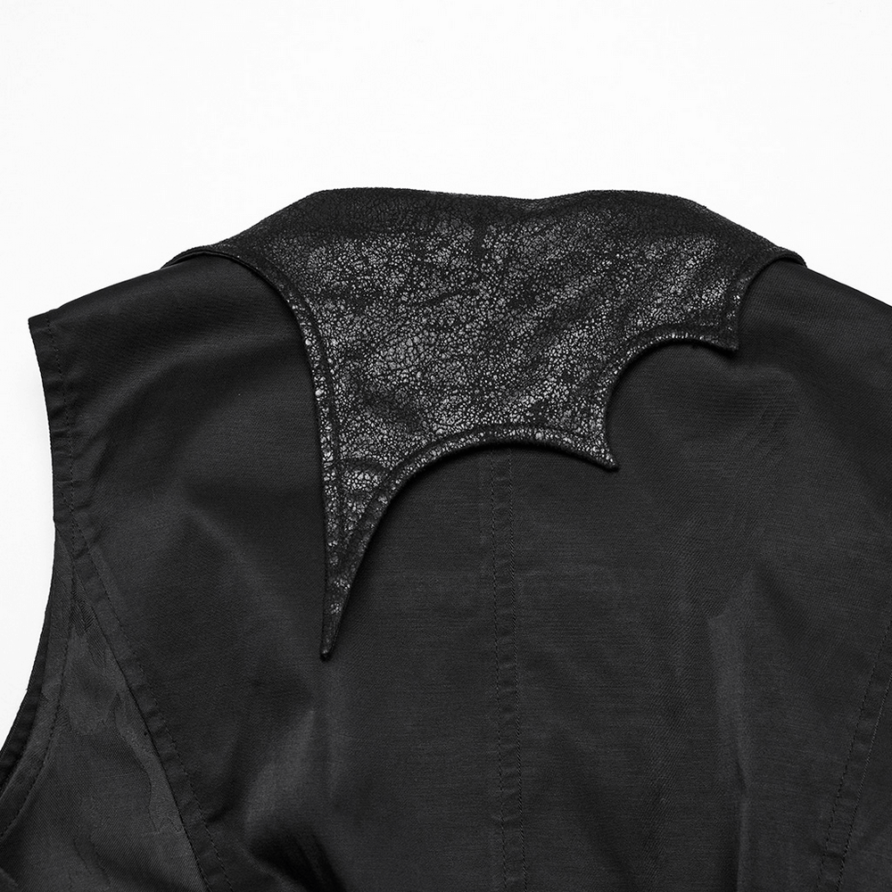 Women's Steampunk Asymmetric Waistcoat with Chain Detail