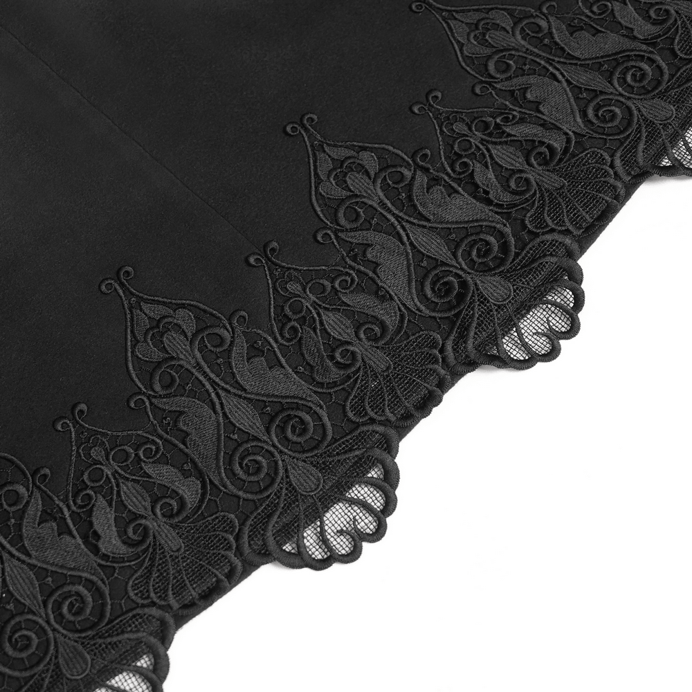 Women's Victorian Gothic Faux Fur Trim Long Coat